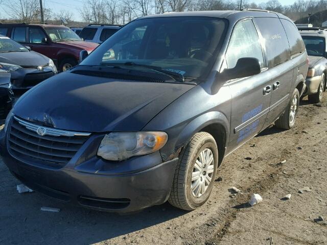 2A4GP44R87R109648 - 2007 CHRYSLER TOWN & COU BLUE photo 2