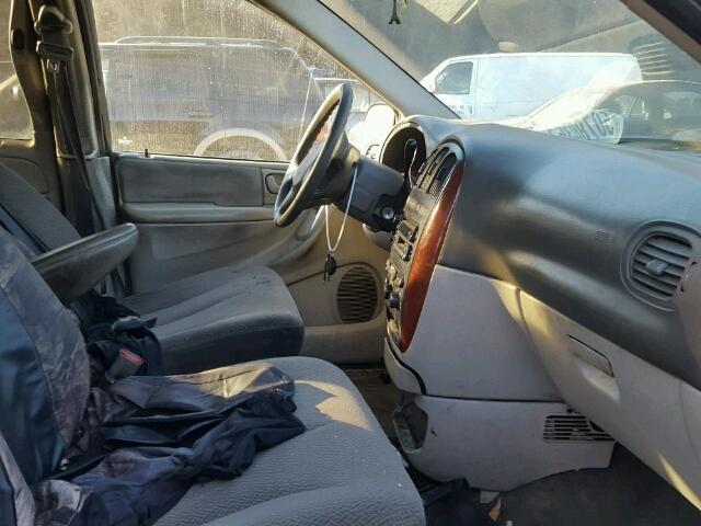 2A4GP44R87R109648 - 2007 CHRYSLER TOWN & COU BLUE photo 5