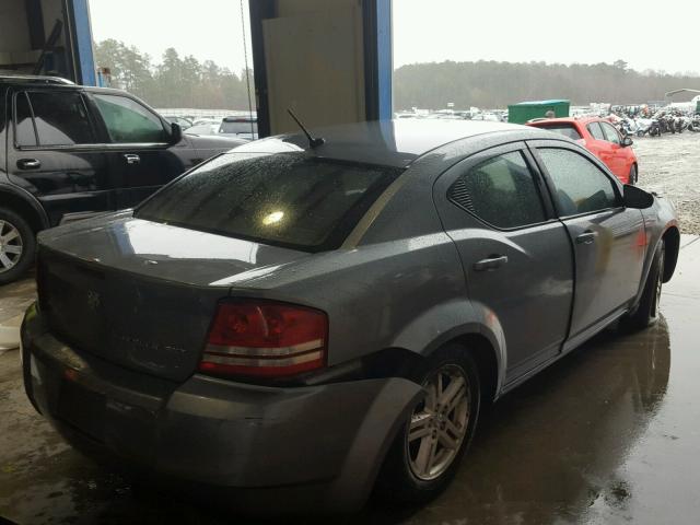 1B3LC56B09N508559 - 2009 DODGE AVENGER SX GRAY photo 4