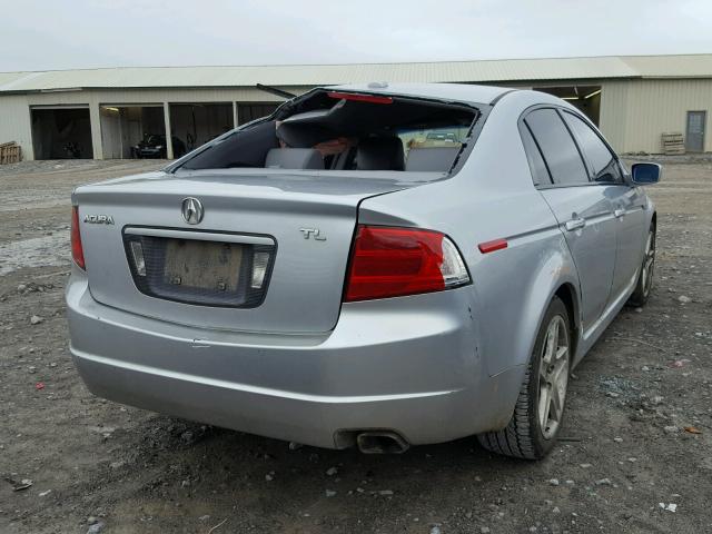 19UUA66225A063811 - 2005 ACURA TL SILVER photo 4