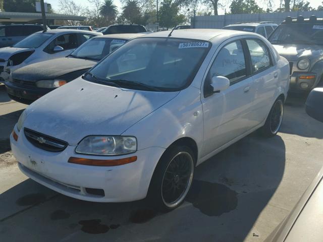 KL1TD526X5B477053 - 2005 CHEVROLET AVEO BASE 白色 照片 2