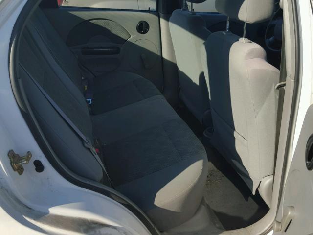 KL1TD526X5B477053 - 2005 CHEVROLET AVEO BASE 白色 照片 6