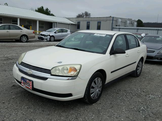 1G1ZS54834F199653 - 2004 CHEVROLET MALIBU WHITE photo 2