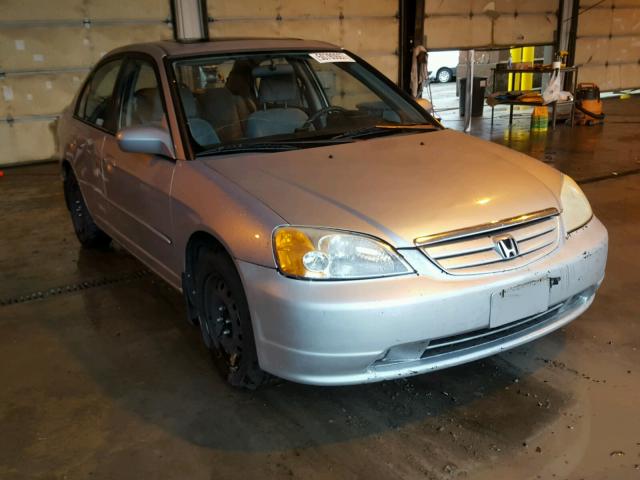 JHMES26751S004890 - 2001 HONDA CIVIC EX SILVER photo 1