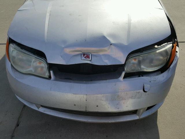 1G8AN12F03Z197193 - 2003 SATURN ION LEVEL SILVER photo 9