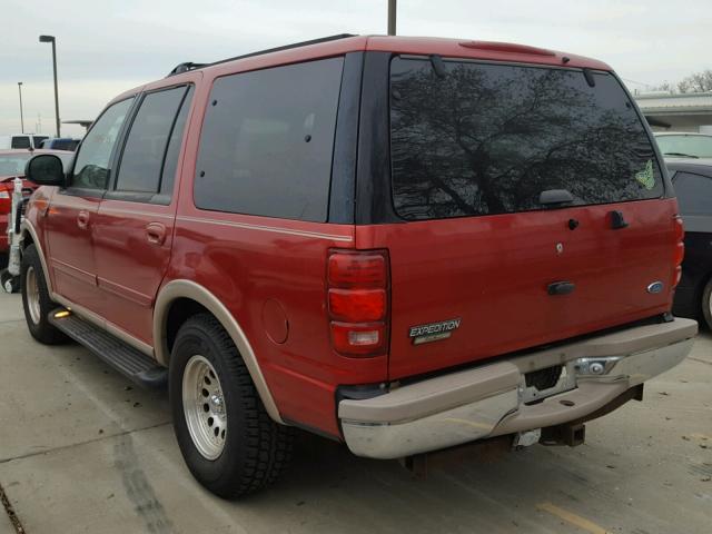 1FMFU18L7WLA12314 - 1998 FORD EXPEDITION RED photo 3