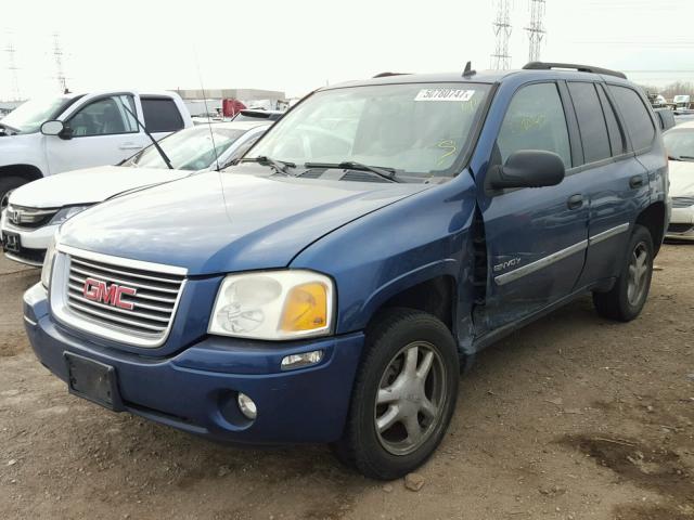 1GKDS13S762216556 - 2006 GMC ENVOY BLUE photo 2