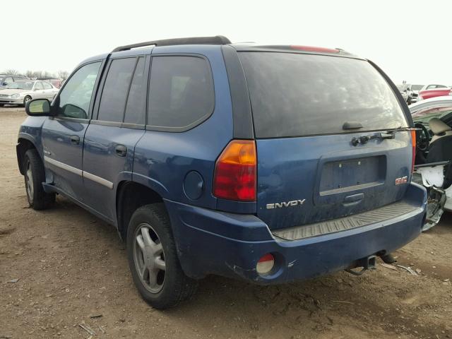 1GKDS13S762216556 - 2006 GMC ENVOY BLUE photo 3