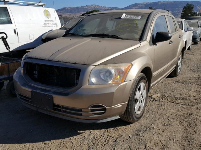 1B3HB28B57D231611 - 2007 DODGE CALIBER GOLD photo 2