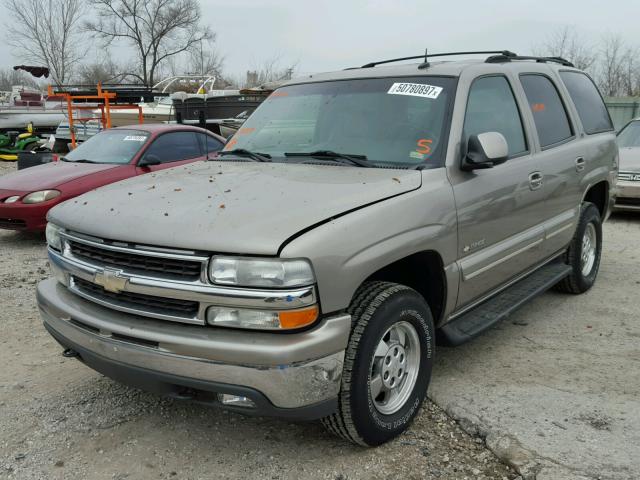 1GNEK13Z73J311351 - 2003 CHEVROLET TAHOE K150 SILVER photo 2