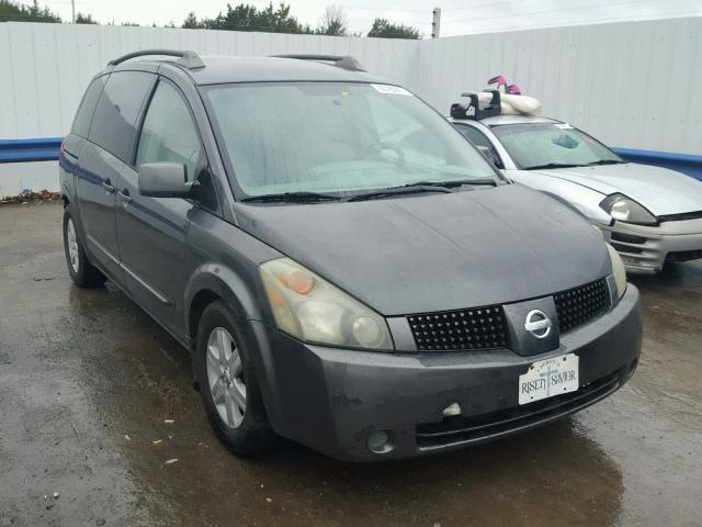 5N1BV28U14N369631 - 2004 NISSAN QUEST S CHARCOAL photo 1