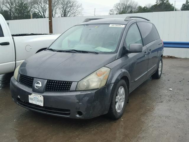 5N1BV28U14N369631 - 2004 NISSAN QUEST S CHARCOAL photo 2