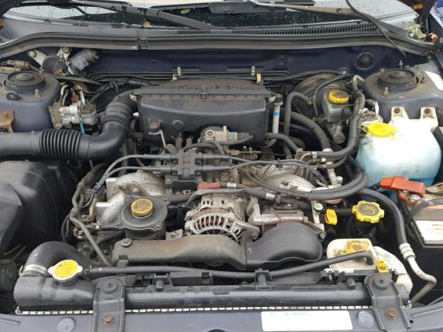 JF1SF65502H736896 - 2002 SUBARU FORESTER S BLUE photo 7