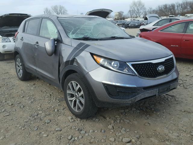 KNDPBCAC2G7821816 - 2016 KIA SPORTAGE L GRAY photo 1