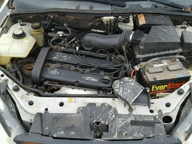 1FAFP38352W303139 - 2002 FORD FOCUS ZTS SILVER photo 7