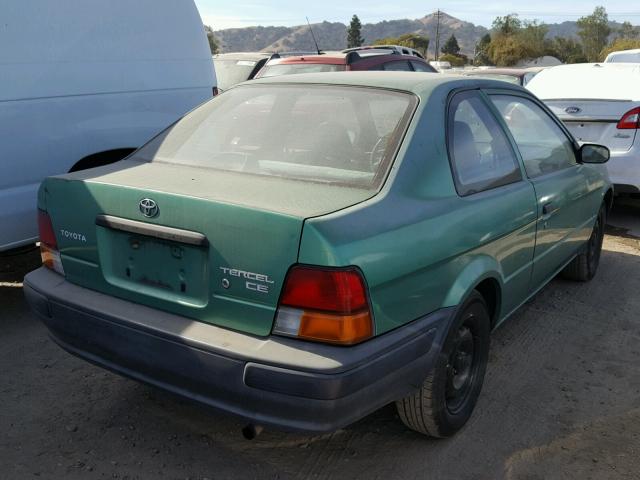 JT2AC52L1V0208145 - 1997 TOYOTA TERCEL CE GREEN photo 4