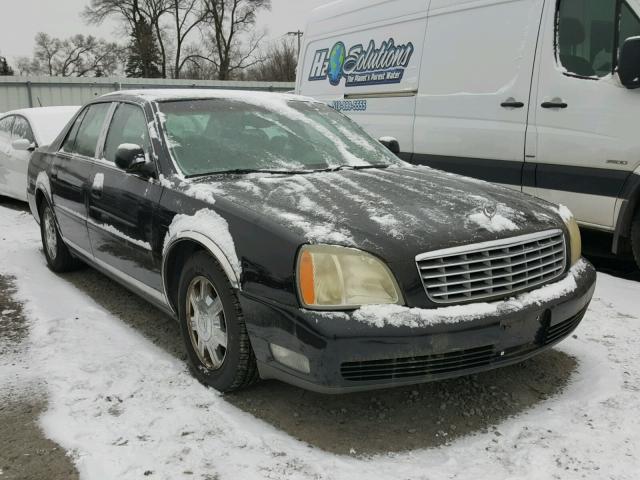 1G6KD54Y54U146065 - 2004 CADILLAC DEVILLE BLACK photo 1