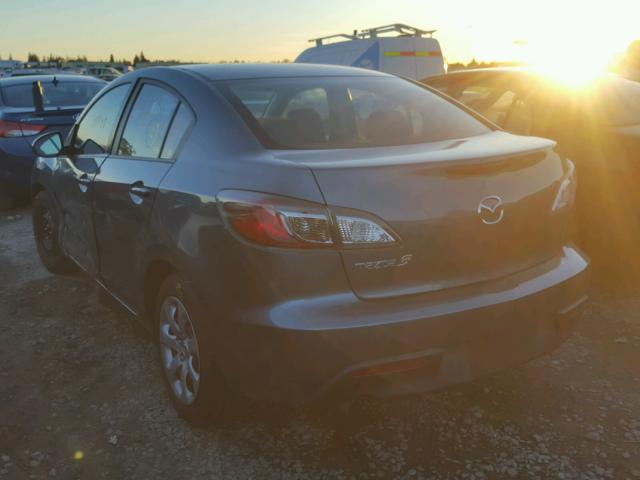 JM1BL1SG8A1316256 - 2010 MAZDA 3 I BLUE photo 3