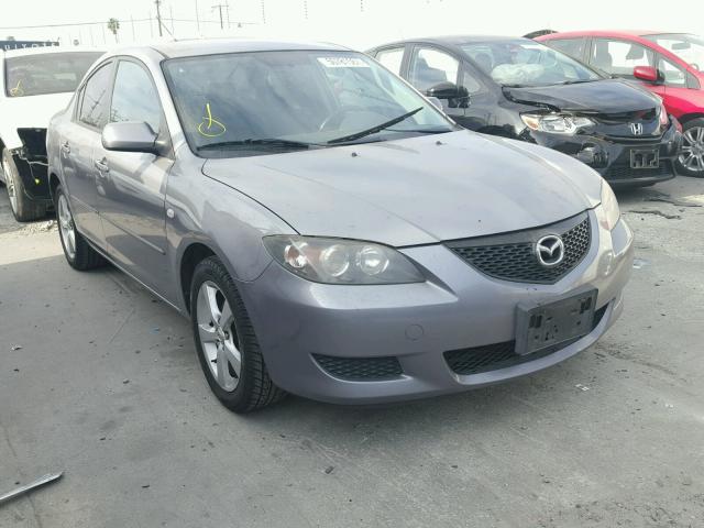 JM1BK12G761507614 - 2006 MAZDA 3 I GRAY photo 1