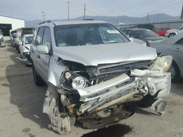 2HKYF18705H564072 - 2005 HONDA PILOT EXL SILVER photo 1