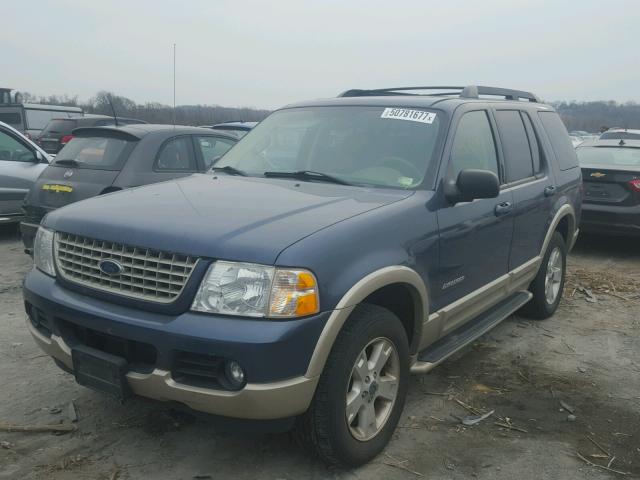 1FMDU74K75UB77263 - 2005 FORD EXPLORER E BLUE photo 2