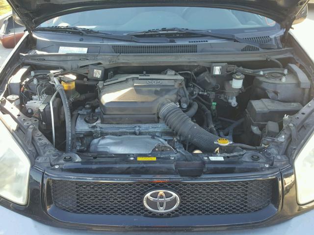 JTEGD20V450088158 - 2005 TOYOTA RAV4 BLACK photo 7