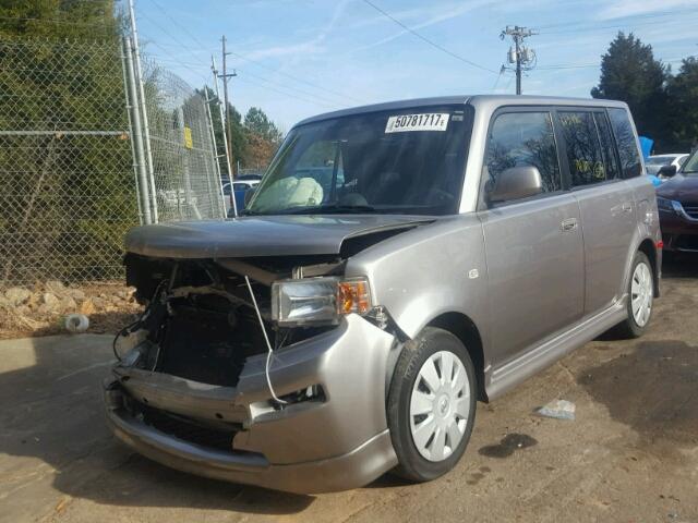 JTLKT324864103044 - 2006 TOYOTA SCION XB GRAY photo 2