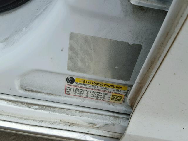 1G1ZC5EB7AF169493 - 2010 CHEVROLET MALIBU 1LT 白色 照片 10