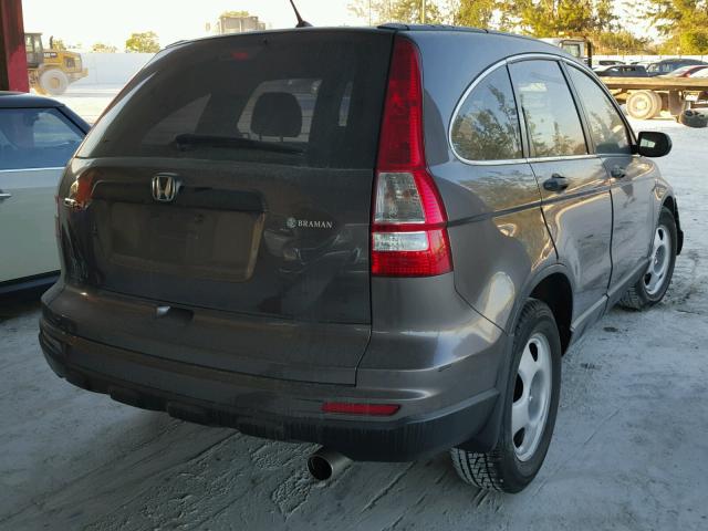 3CZRE3H38BG705565 - 2011 HONDA CR-V LX BROWN photo 4