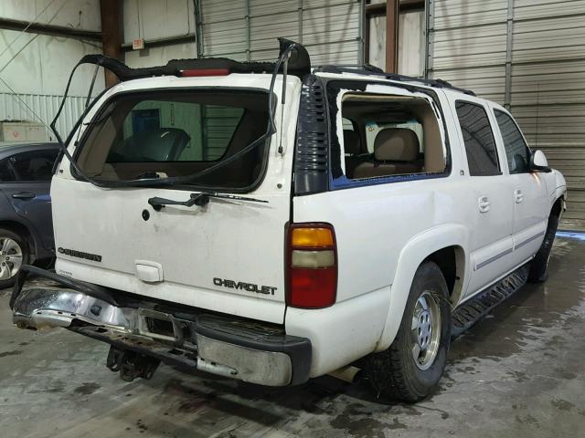 3GNFK16Z82G296343 - 2002 CHEVROLET SUBURBAN K WHITE photo 4