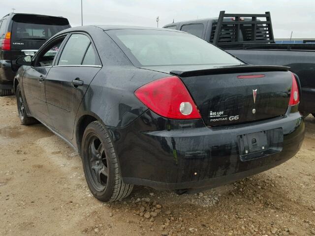 1G2ZG58BX74202535 - 2007 PONTIAC G6 BASE BLACK photo 3