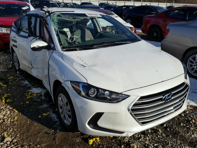 5NPD74LF6HH107864 - 2017 HYUNDAI ELANTRA SE WHITE photo 4