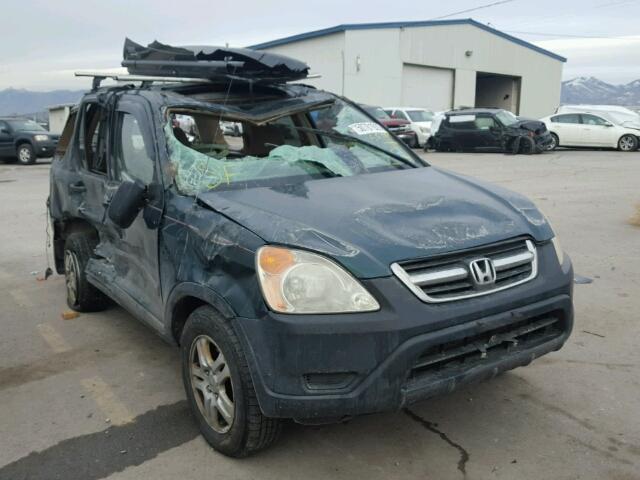 JHLRD788X2C012319 - 2002 HONDA CR-V EX GREEN photo 1