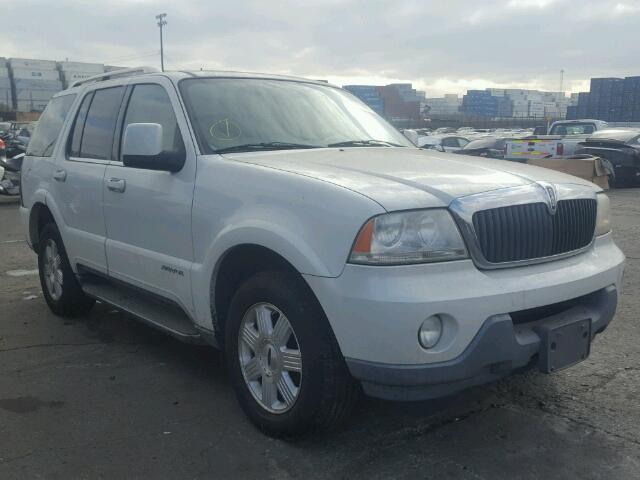 5LMEU88H04ZJ10768 - 2004 LINCOLN AVIATOR WHITE photo 1