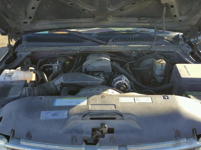 2GCEC19T8Y1389129 - 2000 CHEVROLET SILVERADO BLACK photo 7