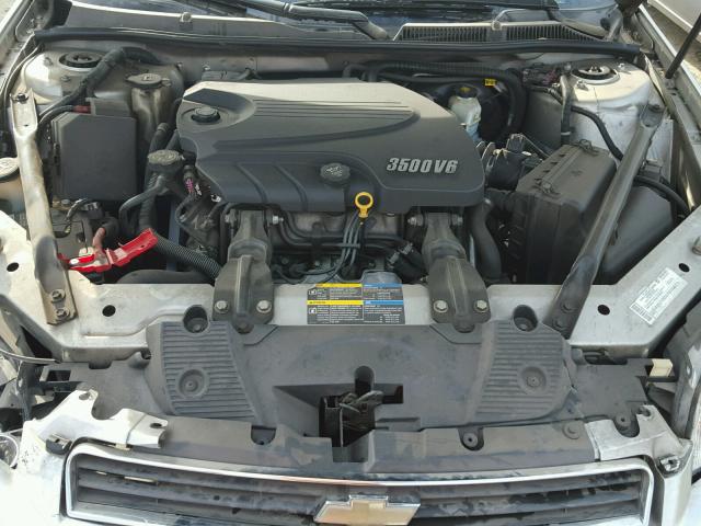 2G1WT55N089133936 - 2008 CHEVROLET IMPALA LT SILVER photo 7