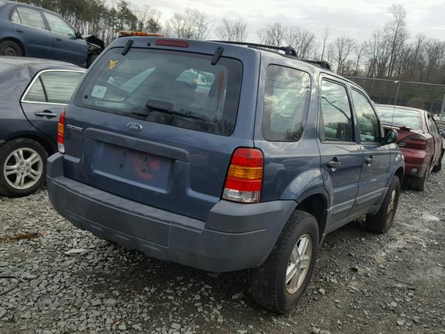 1FMYU02Z85KB85148 - 2005 FORD ESCAPE XLS BLUE photo 4