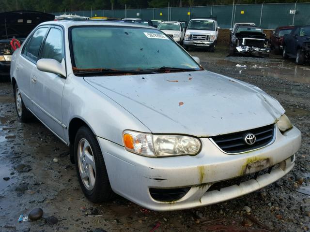 1NXBR12E91Z495155 - 2001 TOYOTA COROLLA CE SILVER photo 1