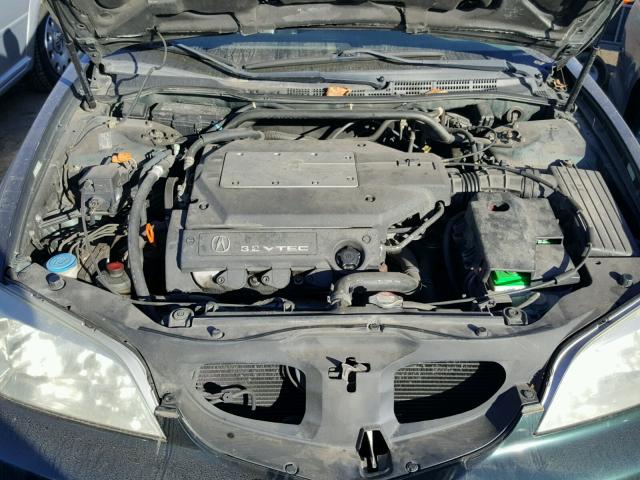 19UYA42411A010542 - 2001 ACURA 3.2CL GREEN photo 7