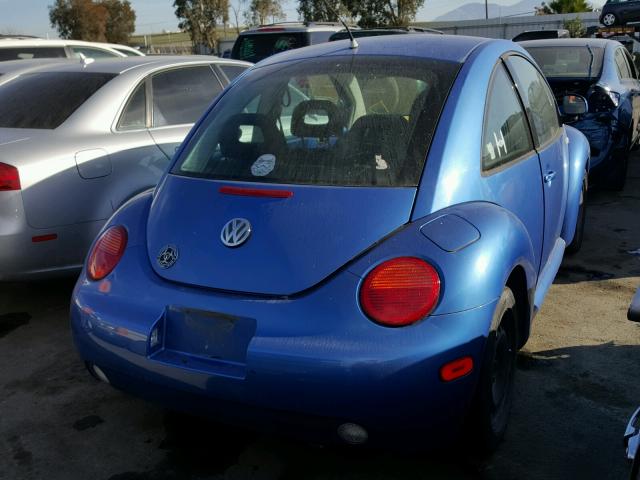 3VWBC21C7XM425353 - 1999 VOLKSWAGEN NEW BEETLE BLUE photo 4