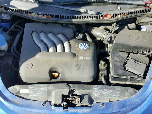 3VWBC21C7XM425353 - 1999 VOLKSWAGEN NEW BEETLE 蓝色 照片 7