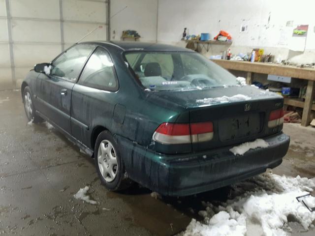 1HGEJ8147YL085093 - 2000 HONDA CIVIC EX 绿色 照片 3