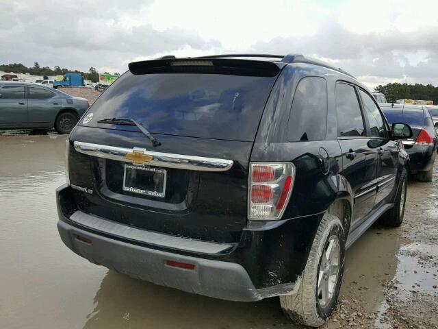 2CNDL63F666054569 - 2006 CHEVROLET EQUINOX LT BLACK photo 4