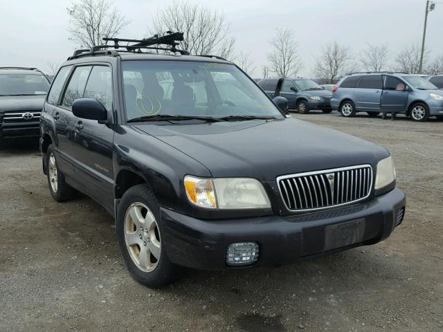 JF1SF65631G755102 - 2001 SUBARU FORESTER S Negro foto 1