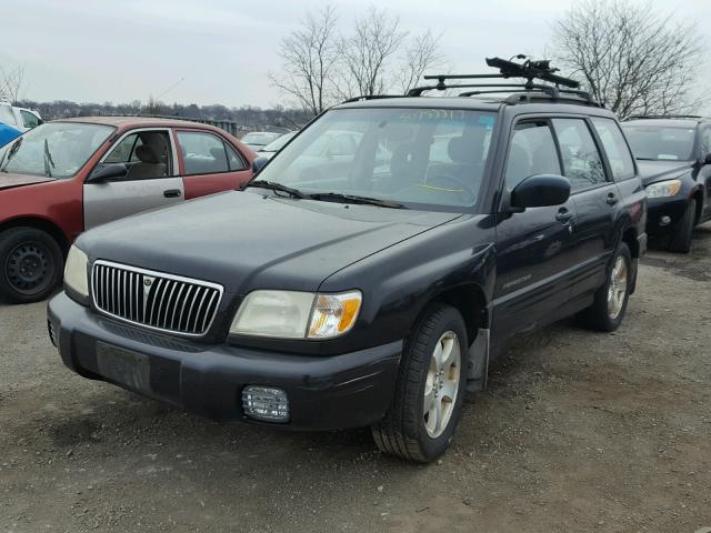JF1SF65631G755102 - 2001 SUBARU FORESTER S Negro foto 2