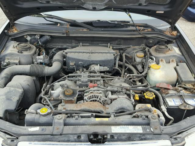 JF1SF65631G755102 - 2001 SUBARU FORESTER S Negro foto 7