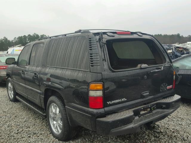 1GKFK66U46J151528 - 2006 GMC YUKON XL D BLACK photo 3