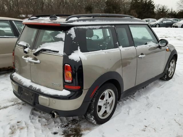 WMWML3C51ATX51493 - 2010 MINI COOPER CLU TAN photo 4