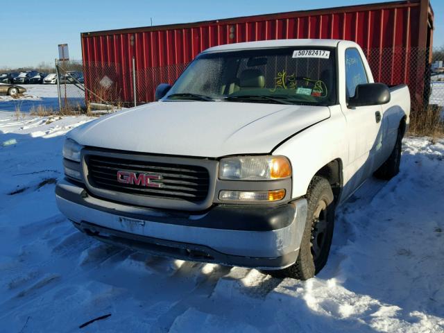 1GTEC14W81Z122040 - 2001 GMC NEW SIERRA WHITE photo 2