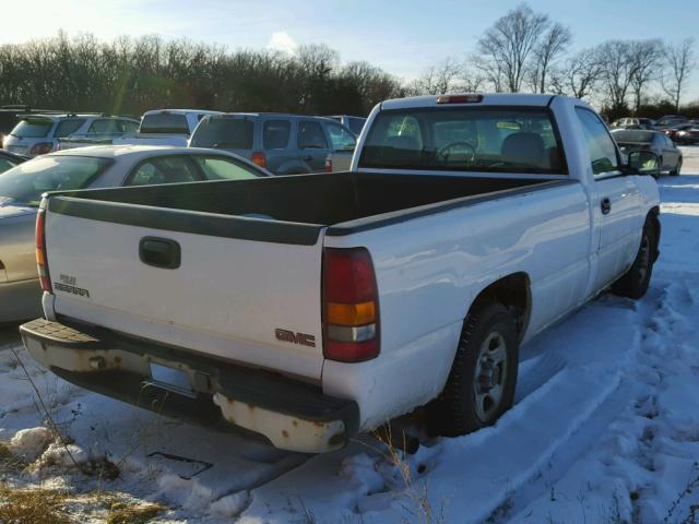 1GTEC14W81Z122040 - 2001 GMC NEW SIERRA WHITE photo 4